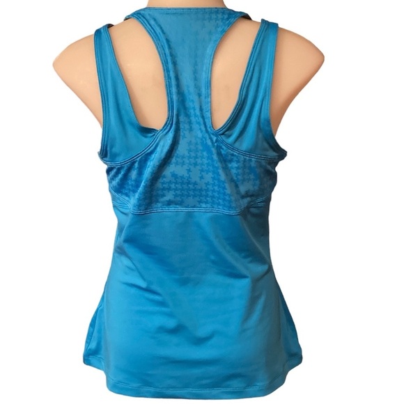 NIKE Womens Racer Back Active Wear Tank Top with Sports Bra - size Medium - Picture 4 of 17